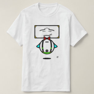 T-shirt robot(s) cool(s) élégant(s) avec papillon rouge ve