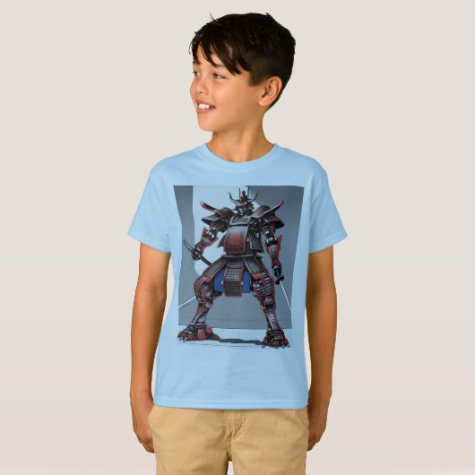 T-shirt robot samrai jack (Devant entier)