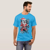 T-shirt Robot Santa Claus (Devant entier)