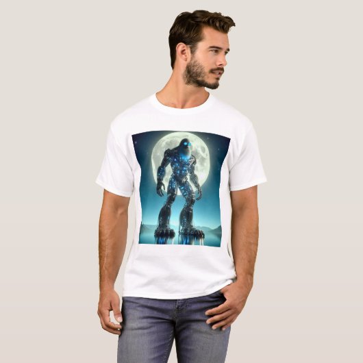 T-shirt Robot Sasquatch (Devant entier)
