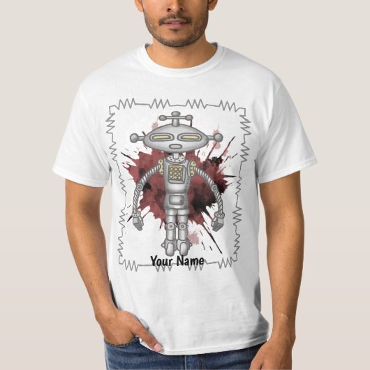 T-shirt Robot Scifi six (Devant)