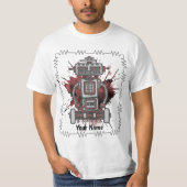 T-shirt Robot scifi un (Devant)