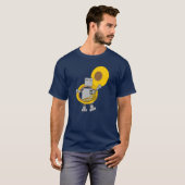 T-shirt Robot Tuba (Devant entier)