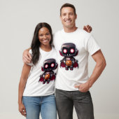 T-shirt Robot Vampire Halloween style technique Déplaisant (Unisexe)