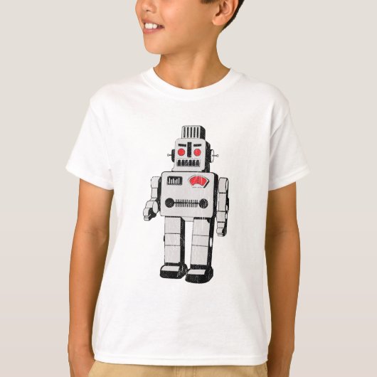 T-shirt robot vintage (Devant)