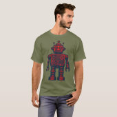 T-shirt Robot Vintage (Devant entier)