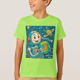 T-shirt Robot vintage dans la science spatiale Découverte