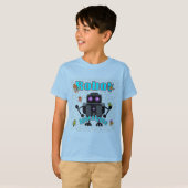 T-shirt Robot Vintage rétro (Devant entier)