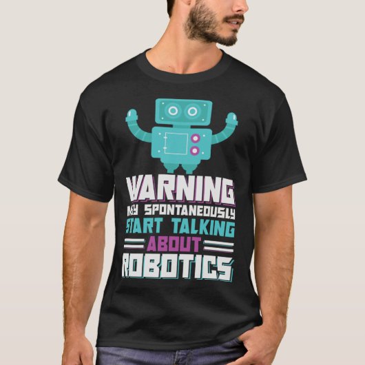 T-shirt Robotics Engineering AI Autonomous Robot Building (Devant)