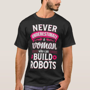T-shirt Robotique Drôle Femmes Mécanique Génie Cadeau T