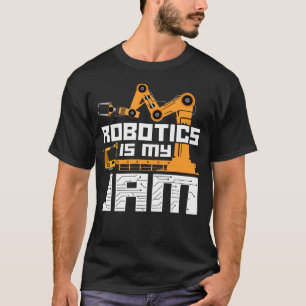 T-shirt Robotique Ingénieur Robotique Est Mon Jam Vintage