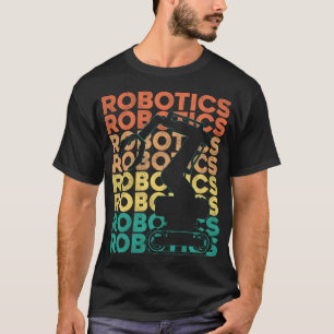 T-shirt Robotique Ingénieur Robotique Retro Vintage