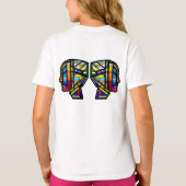 T-shirt Robotique Lancer Pillow Trivet Horloge ronde (Dos)