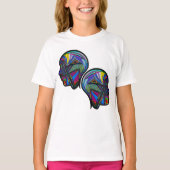 T-shirt Robotique Lancer Pillow Trivet Horloge ronde (Devant)