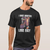 T-shirt Robotique Machine Learning Robotique Robotique Ing (Devant)