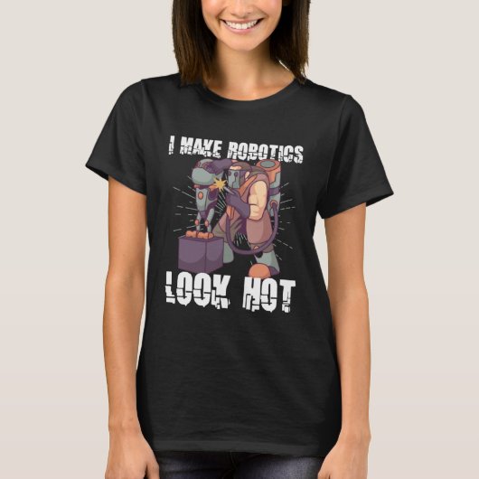T-shirt Robotique Machine Learning Robotique Robotique Ing (Devant)