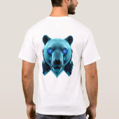 T-shirt Robotique Polaire Ours Face Art (Dos)