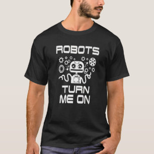 T-shirt Robotique Pour Hommes Femmes Bot Technology Machin