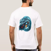 T-shirt Robotique Serpent Face Art (Dos)