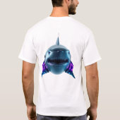 T-shirt Robotique Shark Face Art Tee (Dos)