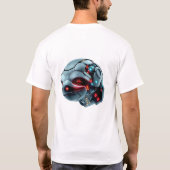T-shirt Robotique Sloth Face Art (Dos)