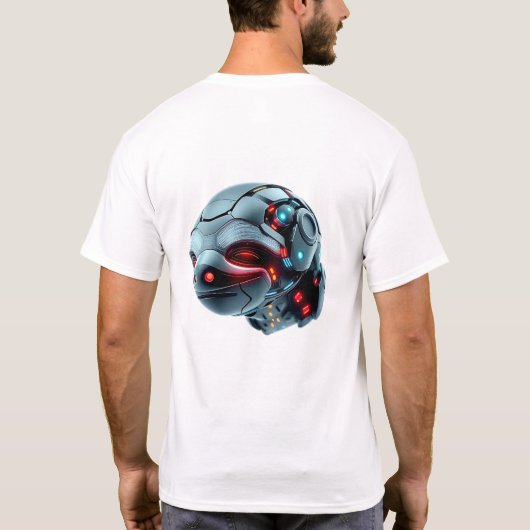 T-shirt Robotique Sloth Face Art (Dos)