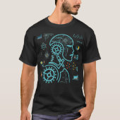 T-shirt Robotique Tête Intelligence Artificielle Machine p (Devant)