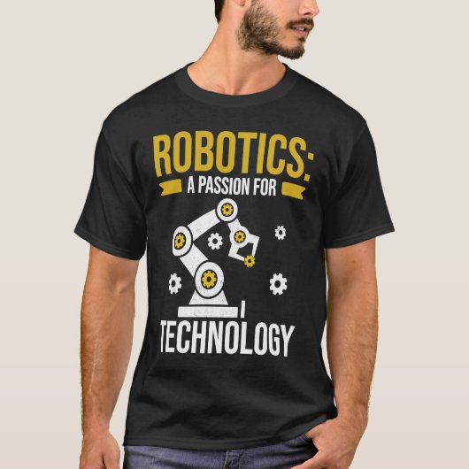 T-shirt Robotique une passion pour la technologie Engineer (Devant)
