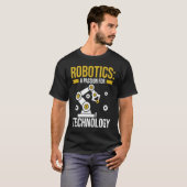 T-shirt Robotique une passion pour la technologie Engineer (Devant entier)