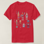 T-shirt Robots rétro vintages (Design devant)