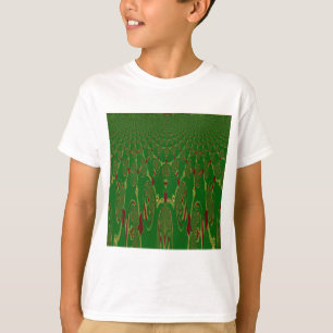 T-shirt Robots verts