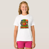T-shirt roche chaude de rat fink (Devant entier)