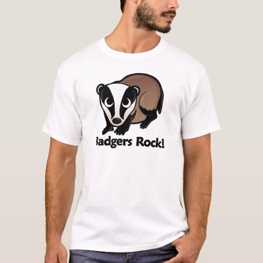 T-shirt Roche de blaireaux ! (Devant)