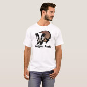 T-shirt Roche de blaireaux ! (Devant entier)