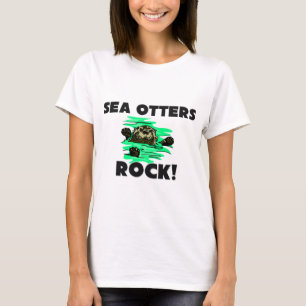 T-shirt Roche de loutres de mer