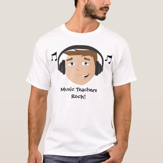 T-shirt Roche de professeurs de musique ! (Devant)