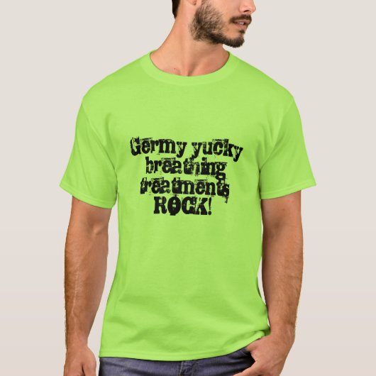 T-shirt ROCHE de respiration dégoûtante Germy de (Devant)