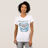 T-shirt Roche de VerticalResponse sur le blanc - dames (Devant entier)