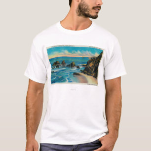 T-shirt Roche de voûte de point de Maxwell, OceansideCoas