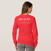 T-shirt Roche d'OFB la longue pièce en t de la douille des (Dos entier)