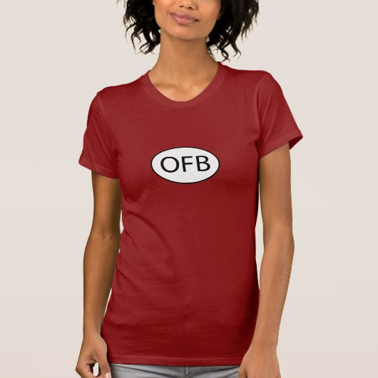 T-shirt Roche d'OFB la pièce en t des femmes rouges (Devant)