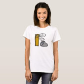 T-shirt Roche et règle (Devant entier)