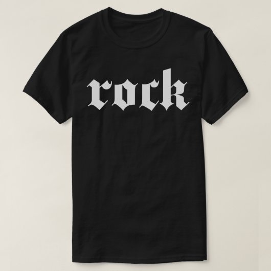 T-shirt roche gothique (Design devant)