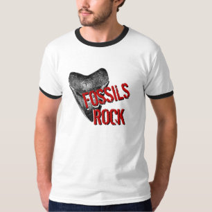 T-shirt ROCHE Megalodon de FOSSILES