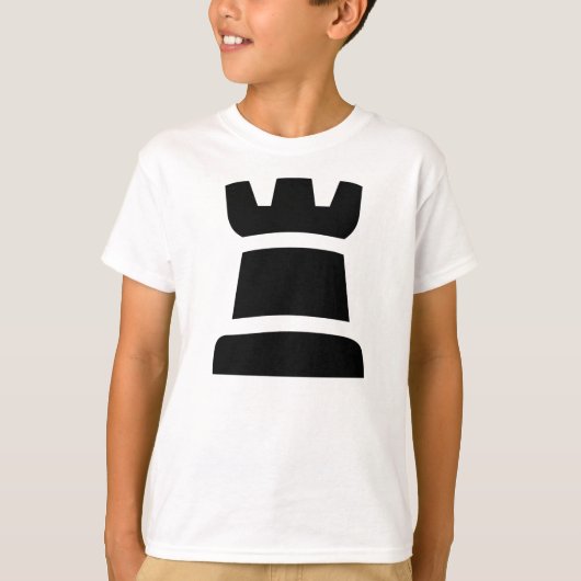 T-shirt Roche noire (Devant)