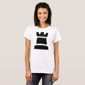 T-shirt Roche noire (Devant entier)