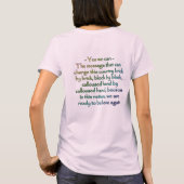 T-shirt Roche pour Obama (Dos)