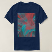 T-shirt Roche rose bleu Abstrait Texture (Design devant)