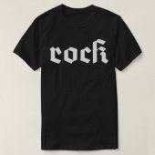 T-shirt roche simple (Design devant)