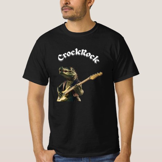 T-shirt Rocher de crocodile vintage (Devant)